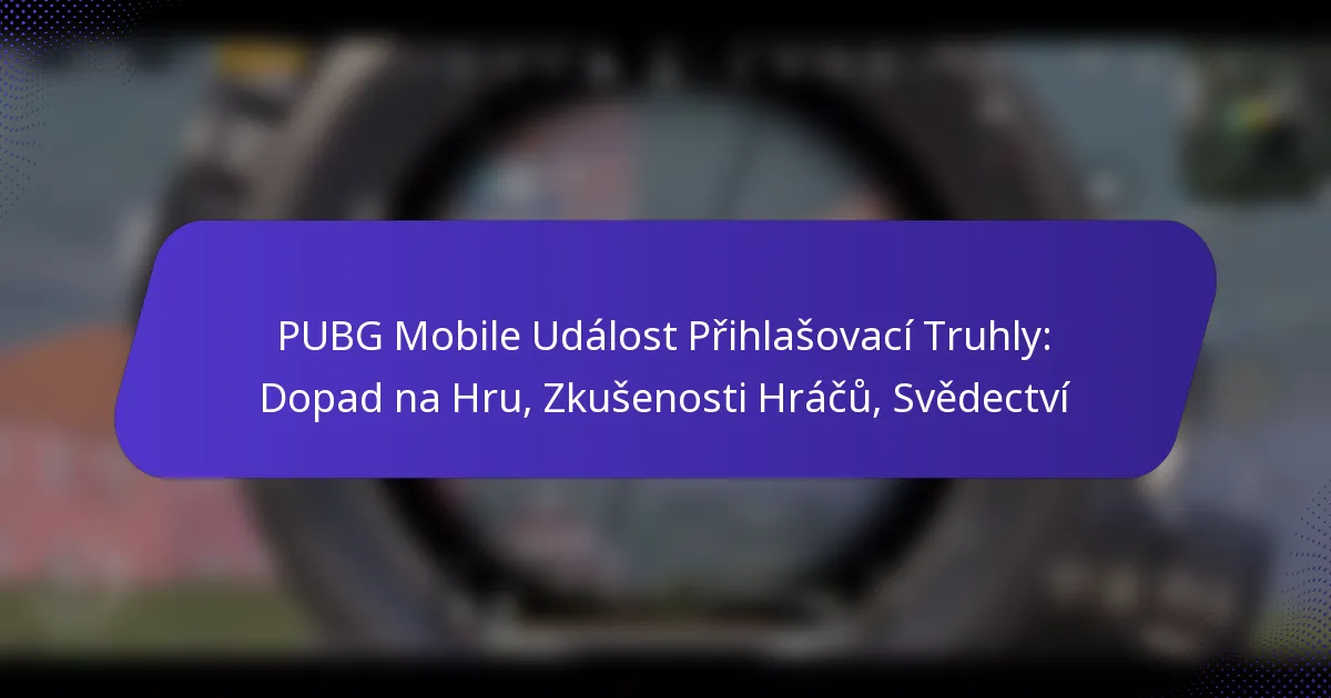 PUBG Mobile Událost Přihlašovací Truhly: Dopad na Hru, Zkušenosti Hráčů, Svědectví
